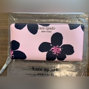 NWT Kate Spade Cameron Grand Flora Large Continental Wallet